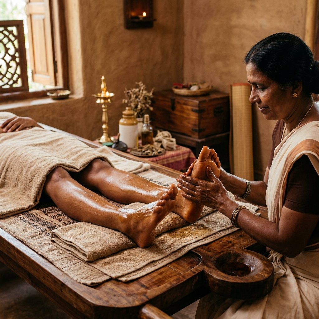 Ayurveda Foot Massage (both legs)
